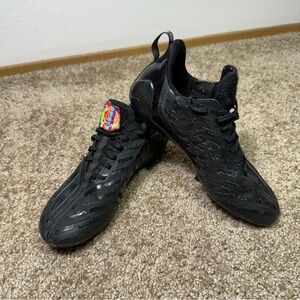 Adidas Adizero Big Mood Emoji Soccer Cleats Mens 8 Black Athletic Football Boot